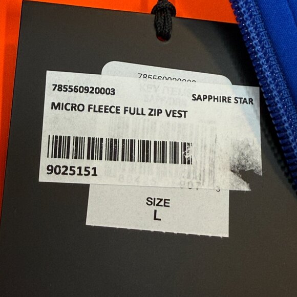 Ralph Lauren RLX Vest Mens Large Golf Blue Orange Zip Performance Ryder Cup 2020 - Picture 9 of 13